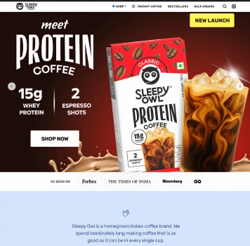Sleepy Owl Website by crevanest