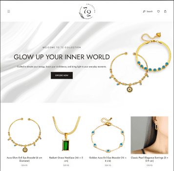72 Collection Website by crevanest