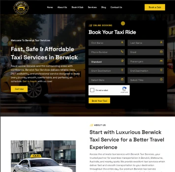 Berwick Taxi Services Website by crevanest